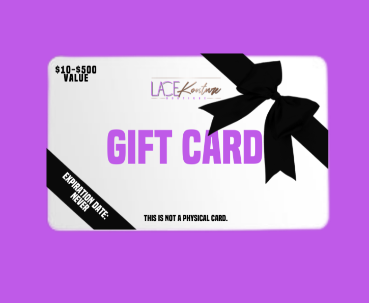Lace Kouture Boutique E-Gift Card