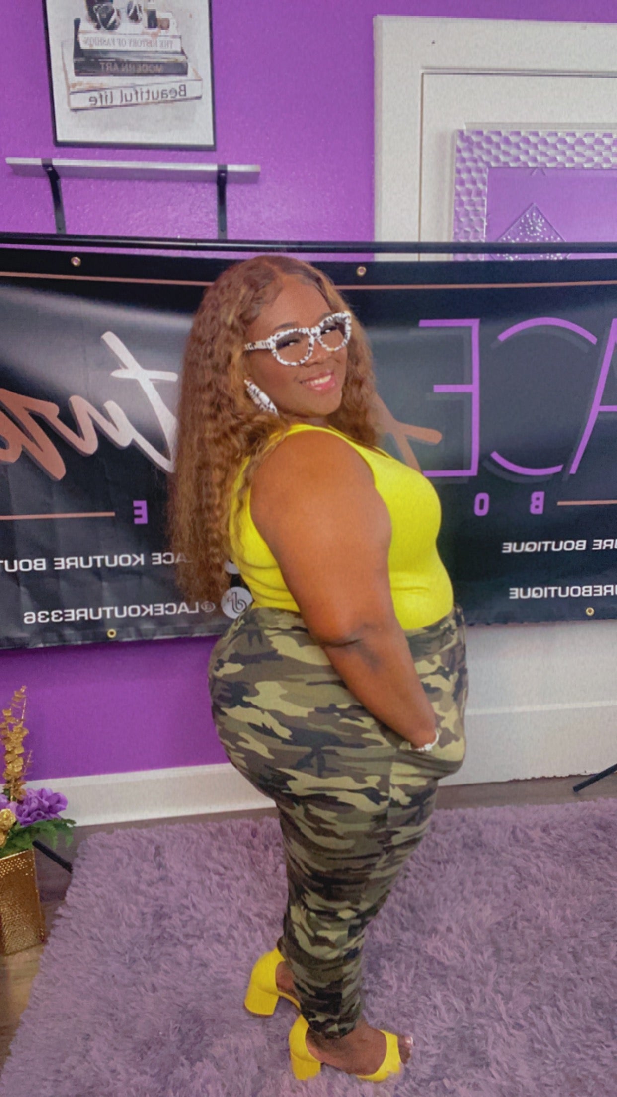 Plus Size Cameo Fitted Pants